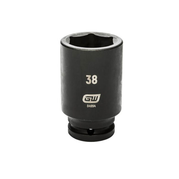 GearWrench 84994 3/4'' Drive 6 Point Deep Impact Metric Socket 38mm
