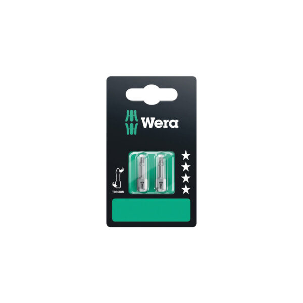 Wera 05073323001 851/1 TZ 1/4'' Hex SB Phillips Insert Bit (2-Pack)