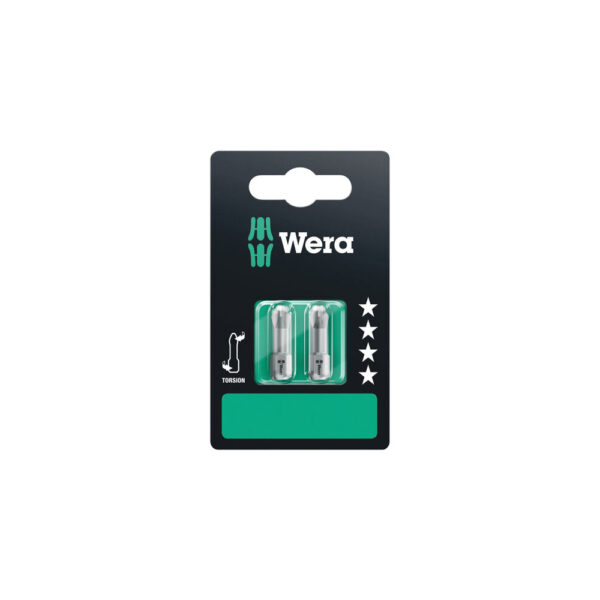 Wera 05073324001 851/1 TZ 1/4'' Hex SB Phillips Insert Bit (2-Pack)