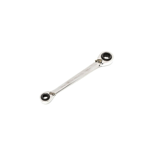 GearWrench 85213 QuadBox 12 Point Reversible Ratcheting Wrench 9mm x 11mm & 14mm x 15mm