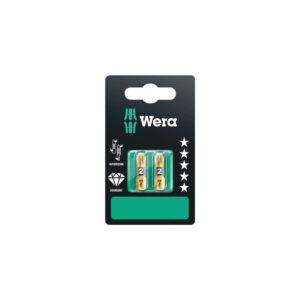 Wera 05073339001 855/1 BDC SB 1/4'' Hex Pozidriv Insert Bit (2-Pack)