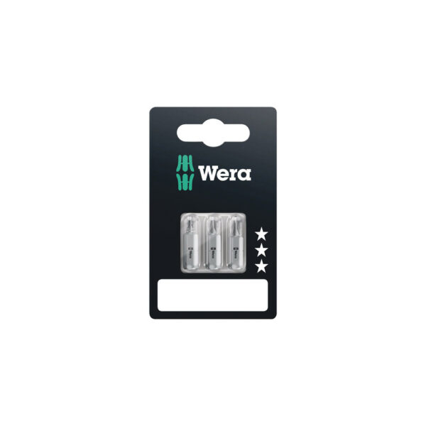 Wera 05073311001 855/1 Z SB 1/4'' Hex Pozidriv Insert Bit (3-Pack)