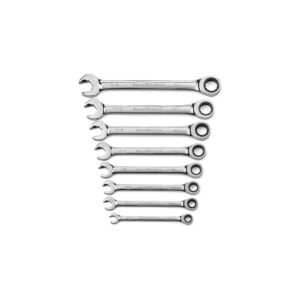 GearWrench 72-Tooth 12 Open End Ratcheting Combination Wrenches