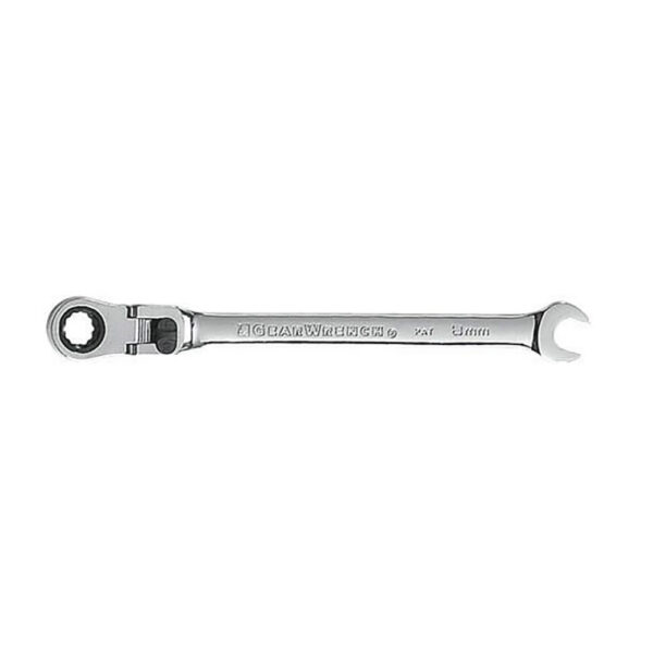 GearWrench 85608 8mm 72-Tooth 12 Point XL Locking Flex Head Ratcheting Combination Wrench