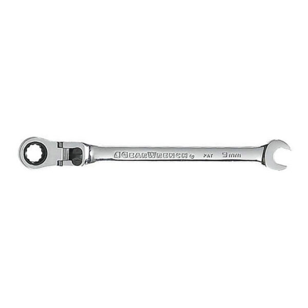 GearWrench 85609 9mm 72-Tooth 12 Point XL Locking Flex Head Ratcheting Combination Wrench