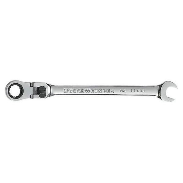 GearWrench 85611 11mm 72-Tooth 12 Point XL Locking Flex Head Ratcheting Combination Wrench