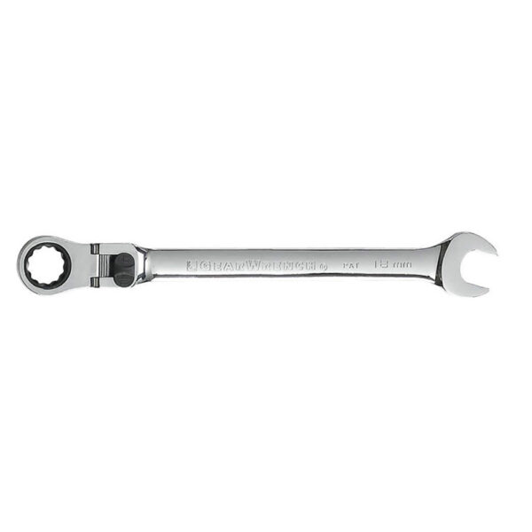 GearWrench 85618 18mm 72-Tooth 12 Point XL Locking Flex Head Ratcheting Combination Wrench