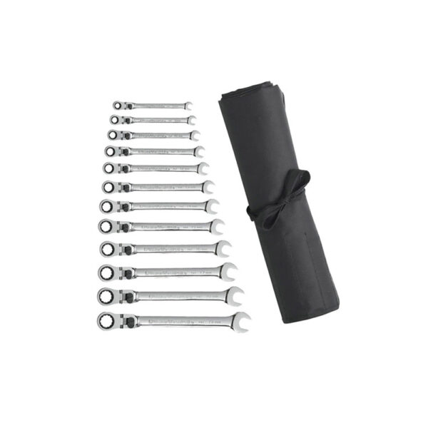 GearWrench 72-Tooth 12 Point XL Locking Flex Head Ratcheting Combination Wrenches