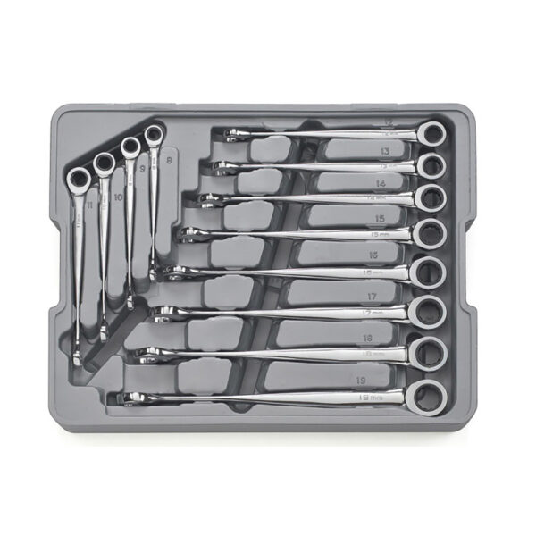 GearWrench 72-Tooth 12 Point XL X-Beam Ratcheting Combination Wrenches