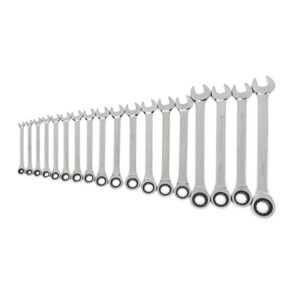 GearWrench 85890-02 18PC 72-Tooth 12 Point Ratcheting Combination Metric Wrench Set