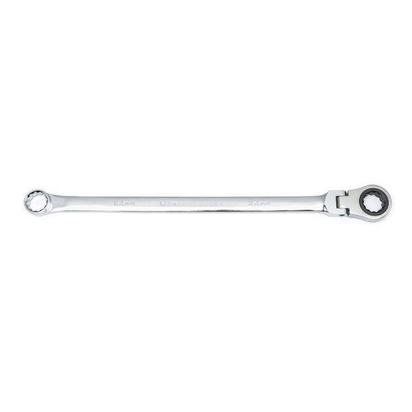 GearWrench 86024 24mm 72-Tooth XL GearBox Flex Head Double Box Ratcheting Wrench