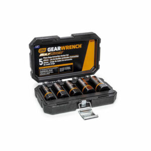 GearWrench 86070 5 Pc. 1/2'' Drive Bolt Biter Deep Extraction Socket Set