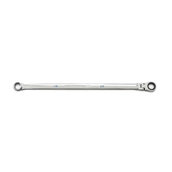 GearWrench 86115 15mm 120XP Universal Spline XL GearBox Flex Head Ratcheting Wrench