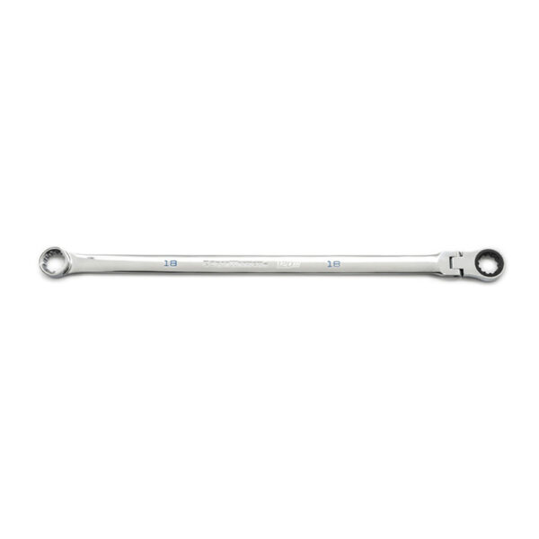 GearWrench 86118 18mm 120XP Universal Spline XL GearBox Flex Head Ratcheting Wrench