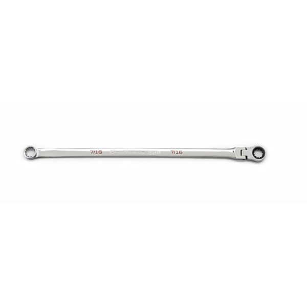 GearWrench 86132 7/16'' 120XP Universal Spline XL GearBox Flex Head Ratcheting Wrench