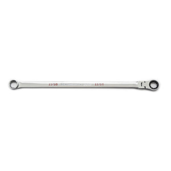 GearWrench 86136 11/16'' 120XP Universal Spline XL GearBox Flex Head Ratcheting Wrench