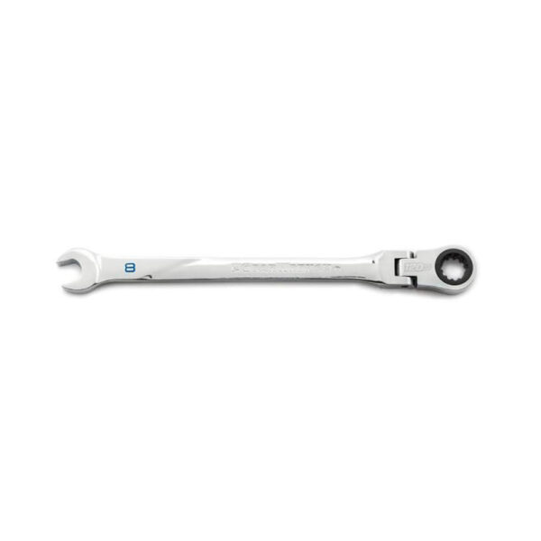 GearWrench 86208 8mm 120XP Universal Spline XL Flex Head Ratcheting Combination Wrench