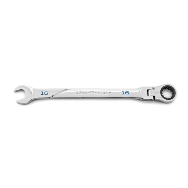 GearWrench 86216 16mm 120XP Universal Spline XL Flex Head Ratcheting Combination Wrench