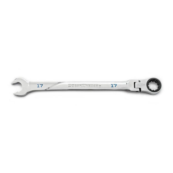 GearWrench 86217 17mm 120XP Universal Spline XL Flex Head Ratcheting Combination Wrench