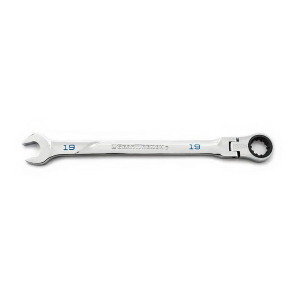 GearWrench 86219 19mm 120XP Universal Spline XL Flex Head Ratcheting Combination Wrench