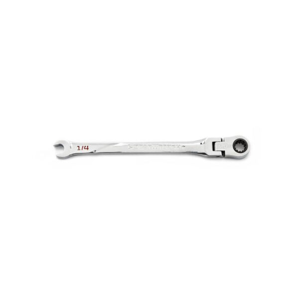 GearWrench 86232 1/4'' 120XP Universal Spline XL Flex Head Ratcheting Combination Wrench