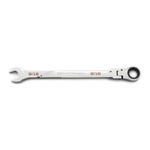 GearWrench 86239 9/16'' 120XP Universal Spline XL Flex Head Ratcheting Combination Wrench