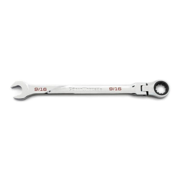 GearWrench 86239 9/16'' 120XP Universal Spline XL Flex Head Ratcheting Combination Wrench