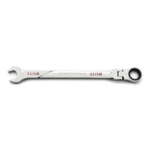 GearWrench 86241 11/16'' 120XP Universal Spline XL Flex Head Ratcheting Combination Wrench