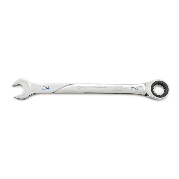 GearWrench 86424 24mm 120XP Universal Spline XL Ratcheting Combination Wrench