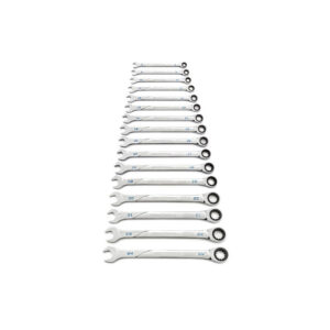 GearWrench 86427 16PC 120XP Universal Spline XL Ratcheting Combination Metric Wrench Set