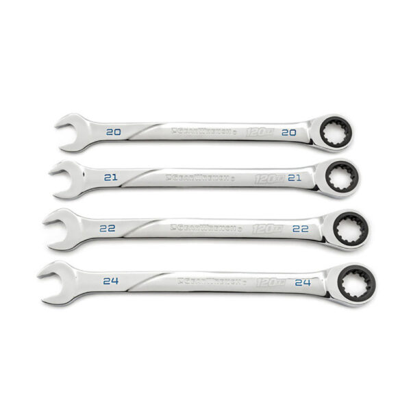 GearWrench 86428 4PC 120XP Universal Spline XL Ratcheting Combination Metric Wrench Set