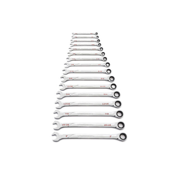 GearWrench 86451 16PC 120XP Universal Spline XL Ratcheting Combination SAE Wrench Set