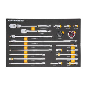 GearWrench 86521 21PC 3/8'' 90-Tooth Ratchet & Drive Tool Modular Set