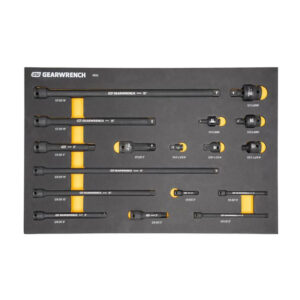 GearWrench 86524 17PC 1/4'', 3/8'', 1/2'' Impact Drive Tool Accessories Modular Set