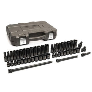 GearWrench 86533 49pc 3/8'' Drive 6 Point Standard & Deep Impact SAE/Metric Socket Set
