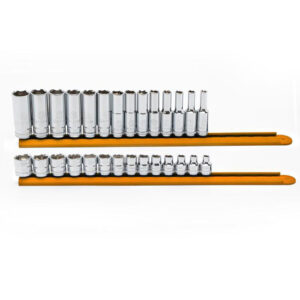 GearWrench 86540 28PC 3/8'' Drive 6 Point Standard and Deep Socket Set