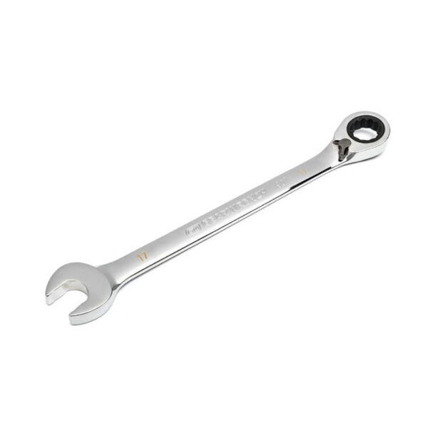 GearWrench 86617 17mm 90-Tooth 12 Point Reversible Ratcheting Combination Wrench