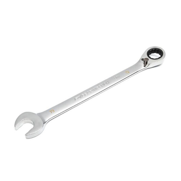 GearWrench 86619 19mm 90-Tooth 12 Point Reversible Ratcheting Combination Wrench