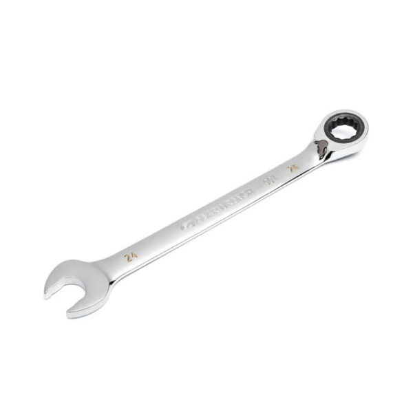 GearWrench 86624 24mm 90-Tooth 12 Point Reversible Ratcheting Combination Wrench