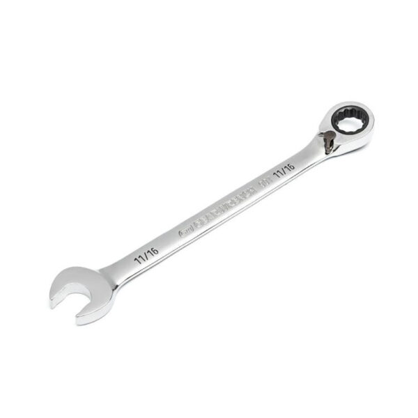 GearWrench 86648 11/16'' 90-Tooth 12 Point Reversible Ratcheting Combination Wrench
