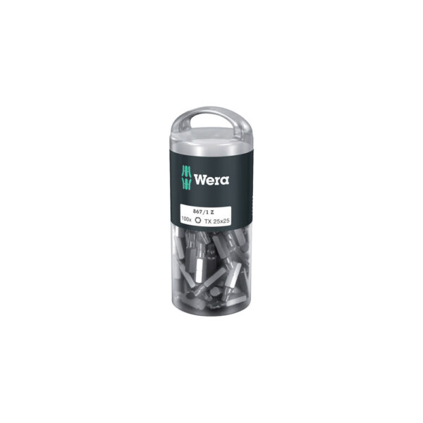Wera 05072450001 867/1 Z DIY 1/4'' Hex Torx Insert Bit (100-Pack)
