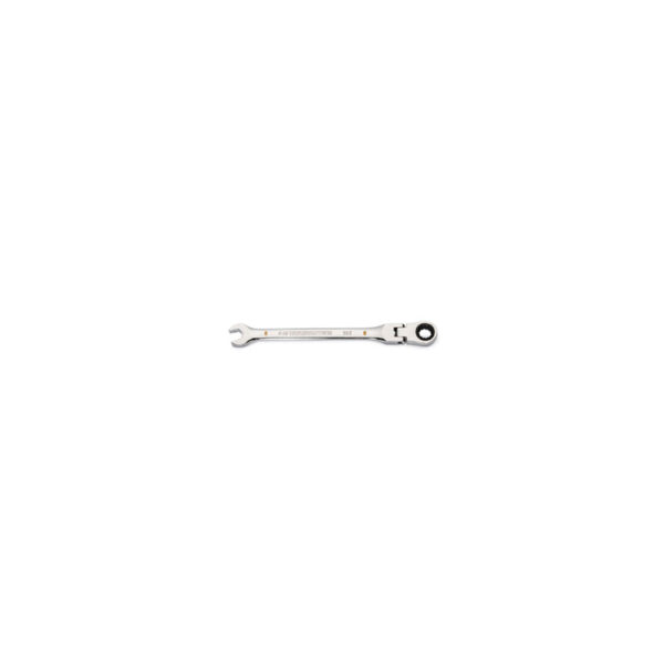 GearWrench 86708 8mm 90-Tooth 12 Point Flex Head Ratcheting Combination Wrench