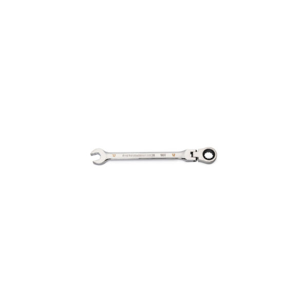 GearWrench 86712 12mm 90-Tooth 12 Point Flex Head Ratcheting Combination Wrench