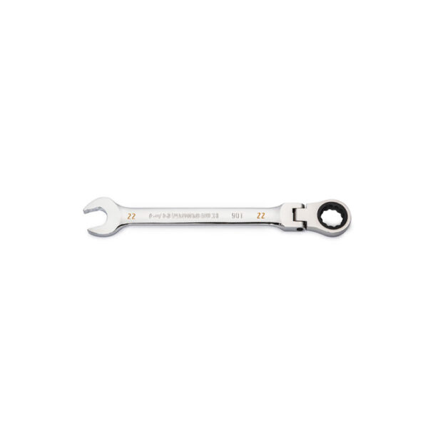 GearWrench 86722 22mm 90-Tooth 12 Point Flex Head Ratcheting Combination Wrench