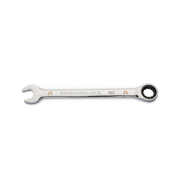 GearWrench 86925 25mm 90-Tooth 12 Point Ratcheting Combination Wrench