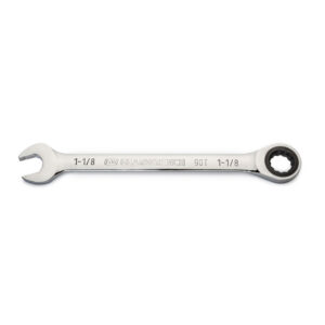 GearWrench 86955 1-1/8'' 90-Tooth 12 Point Ratcheting Combination Wrench