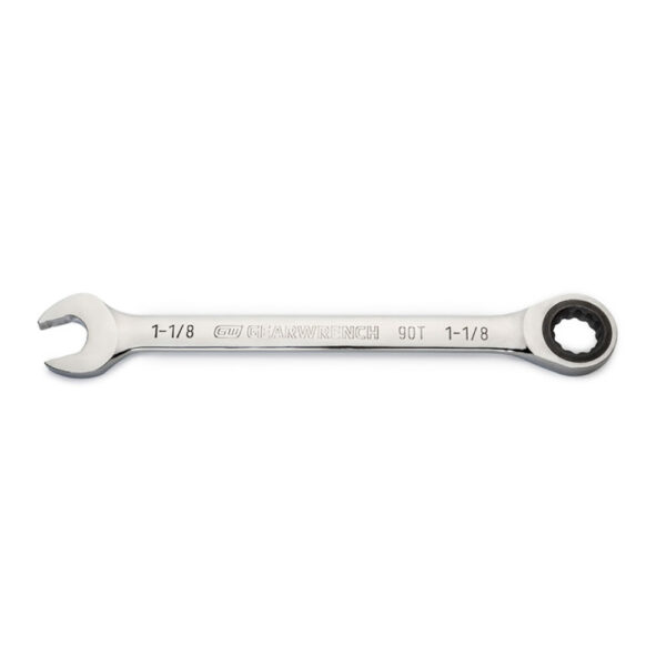 GearWrench 86955 1-1/8'' 90-Tooth 12 Point Ratcheting Combination Wrench