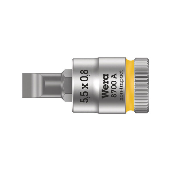 Wera 05003320001 8700 A FL Slotted 1/4'' Zyklop Bit Socket