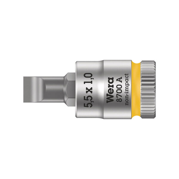 Wera 05003321001 8700 A FL Slotted 1/4'' Zyklop Bit Socket