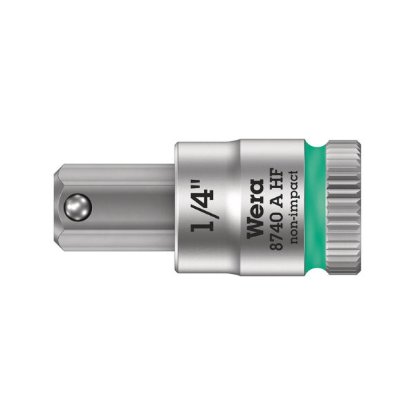 Wera 05003388001 8740 A HF 1/4'' Zyklop Bit Socket w/ Holding Function